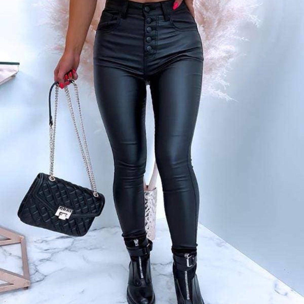 Pleather pants